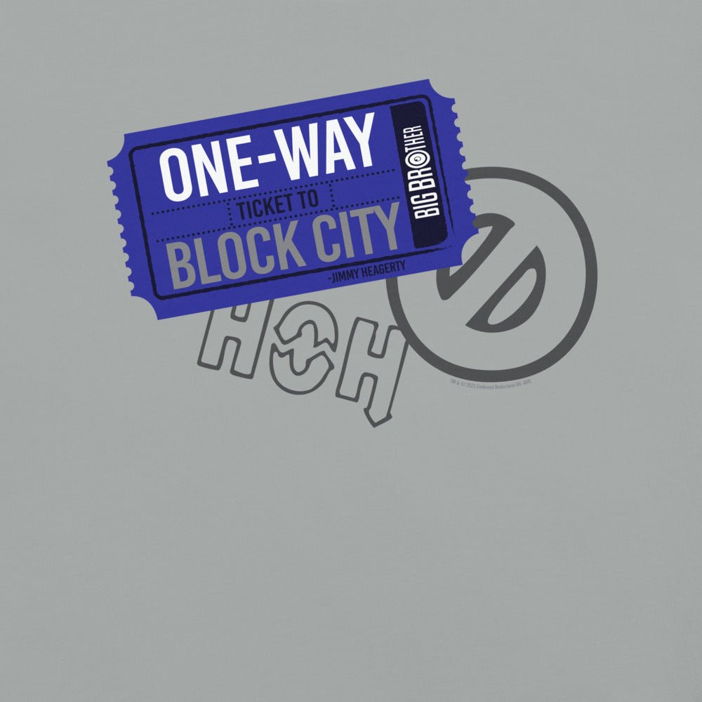 Big Brother "One Way Ticket To Block City" Unisex Comfort Colors T-Shirt - Paramount Shop