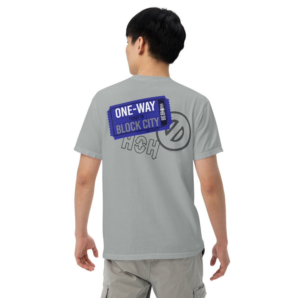 Big Brother "One Way Ticket To Block City" Unisex Comfort Colors T-Shirt - Paramount Shop