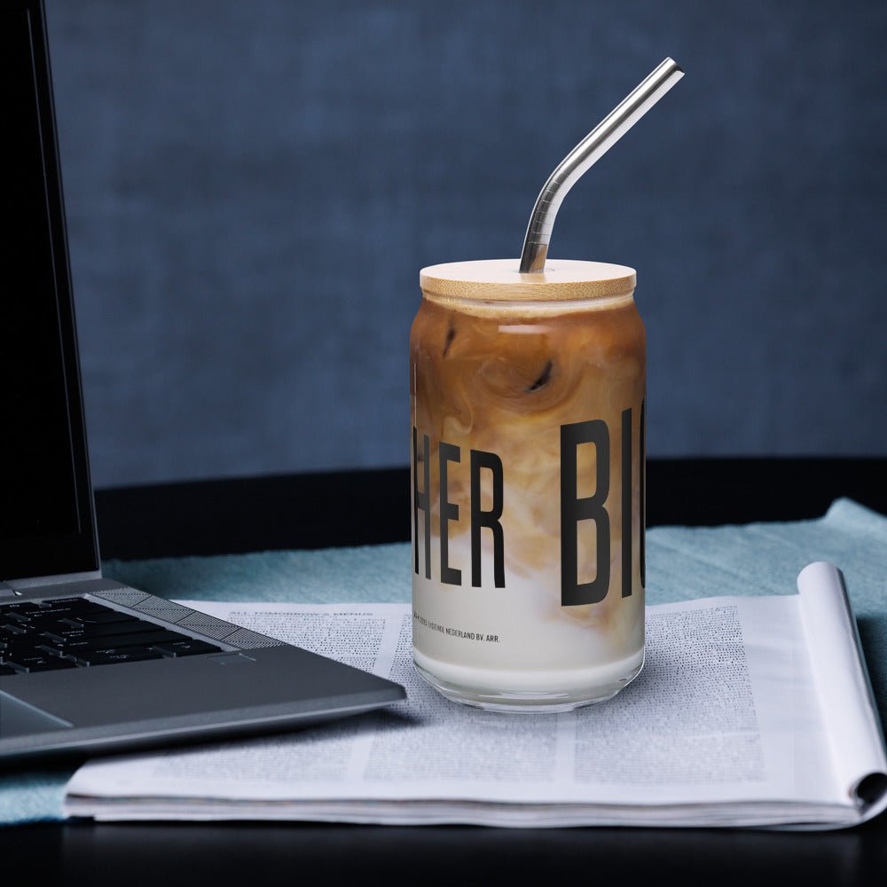 Big Brother Season 27 Logo Can - Shaped Glass with Lid and Straw - Paramount Shop