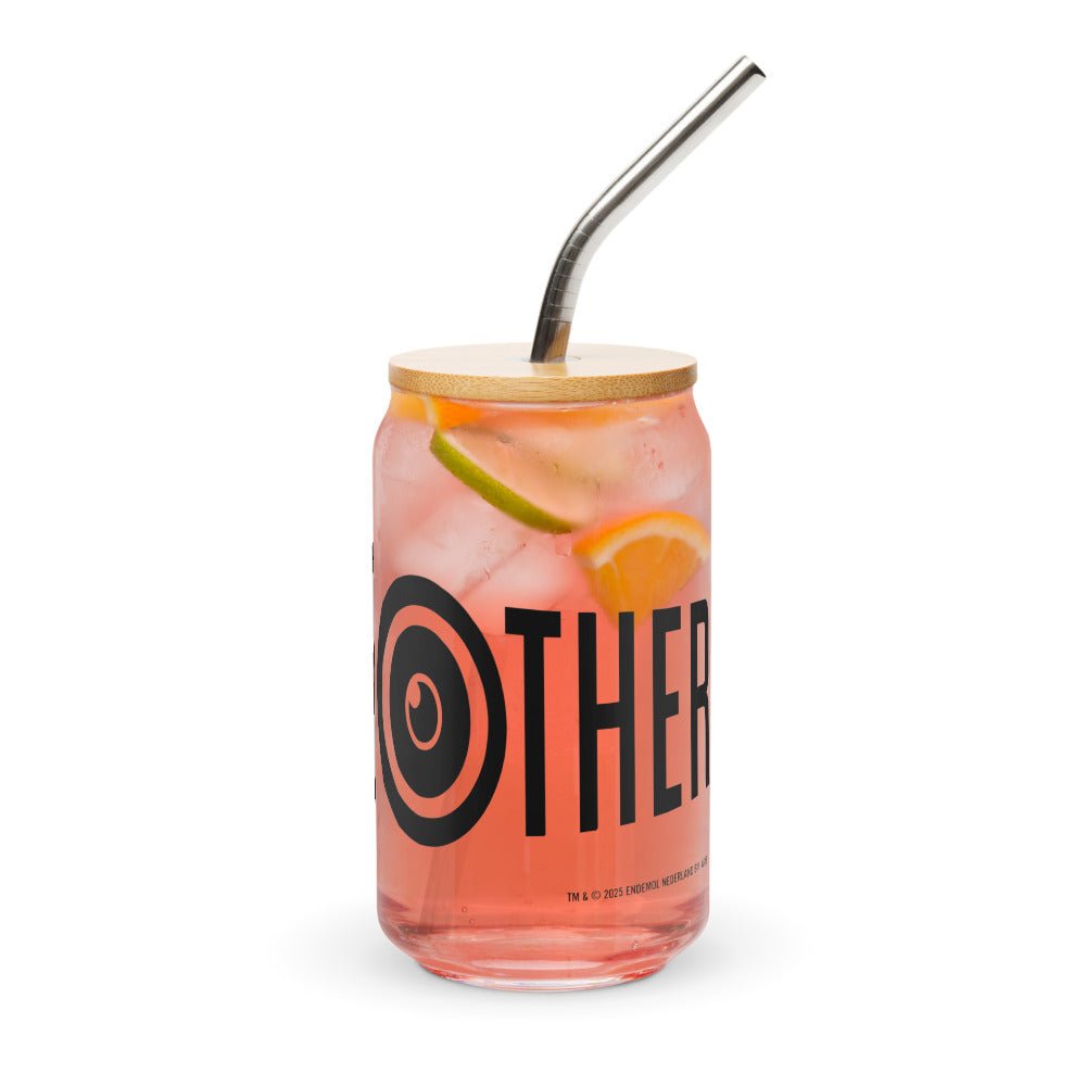 Big Brother Season 27 Logo Can - Shaped Glass with Lid and Straw - Paramount Shop