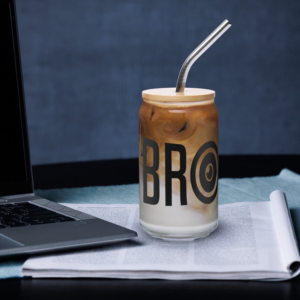 Big Brother Season 27 Logo Can - Shaped Glass with Lid and Straw - Paramount Shop
