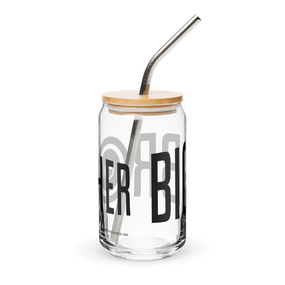 Big Brother Season 27 Logo Can - Shaped Glass with Lid and Straw - Paramount Shop