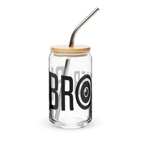 Big Brother Season 27 Logo Can - Shaped Glass with Lid and Straw - Paramount Shop