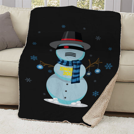 Big Brother Snowbot 3000 Sherpa Blanket - Paramount Shop