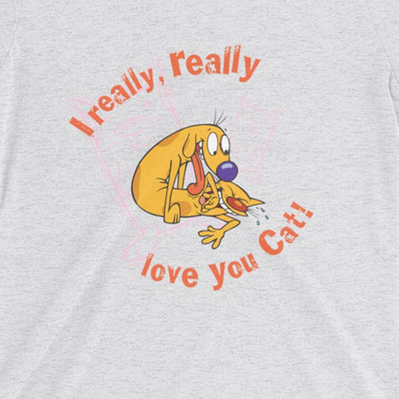CatDog Really Love You Cat Women's Short Sleeve T - Shirt - Paramount Shop