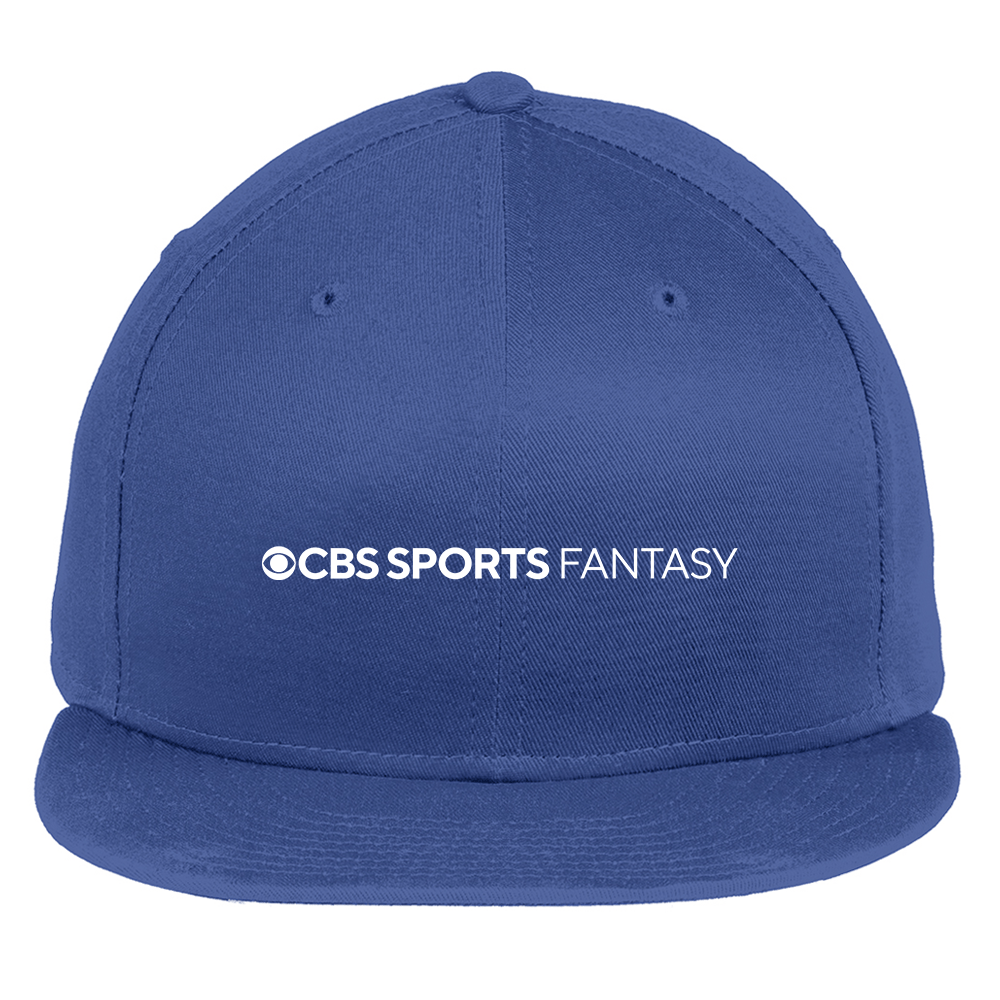 CBS Sports Fantasy Logo Embroidered Flat Bill Hat - Paramount Shop