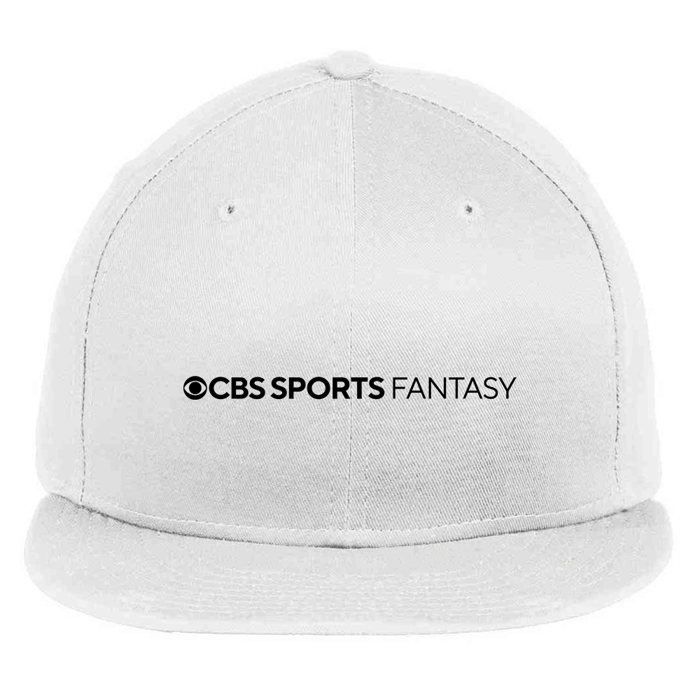 CBS Sports Fantasy Logo Embroidered Flat Bill Hat - Paramount Shop
