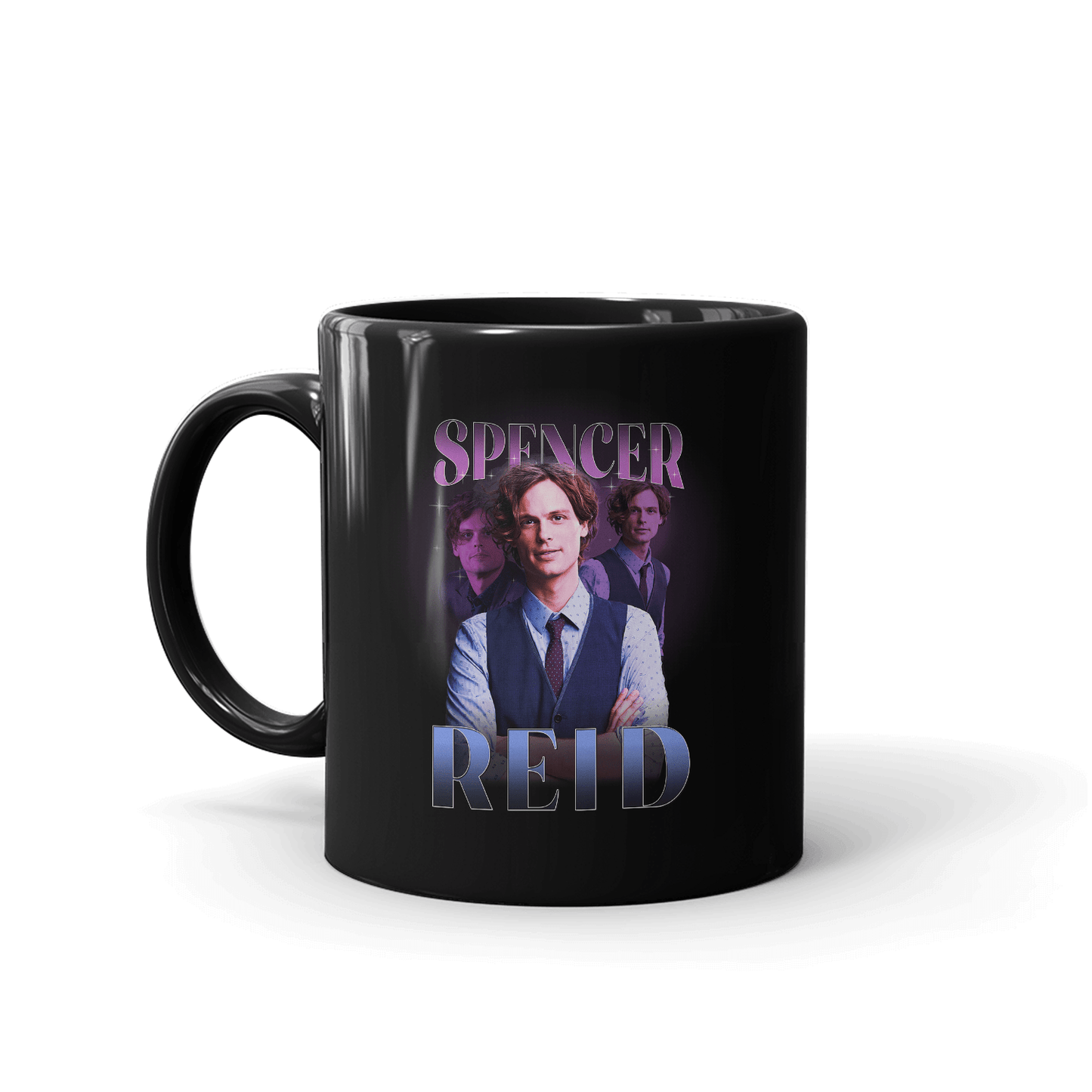 Criminal Minds Spencer Reid Heart Throb Black Mug - Paramount Shop