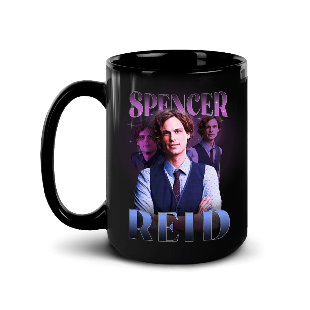 Criminal Minds Spencer Reid Heart Throb Black Mug - Paramount Shop