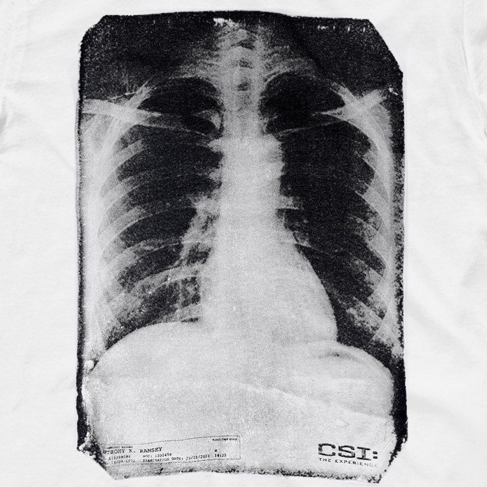 CSI: Crime Scene Investigation Glow in the Dark X - Ray Adult Short SleeveT - Shirt - Paramount Shop