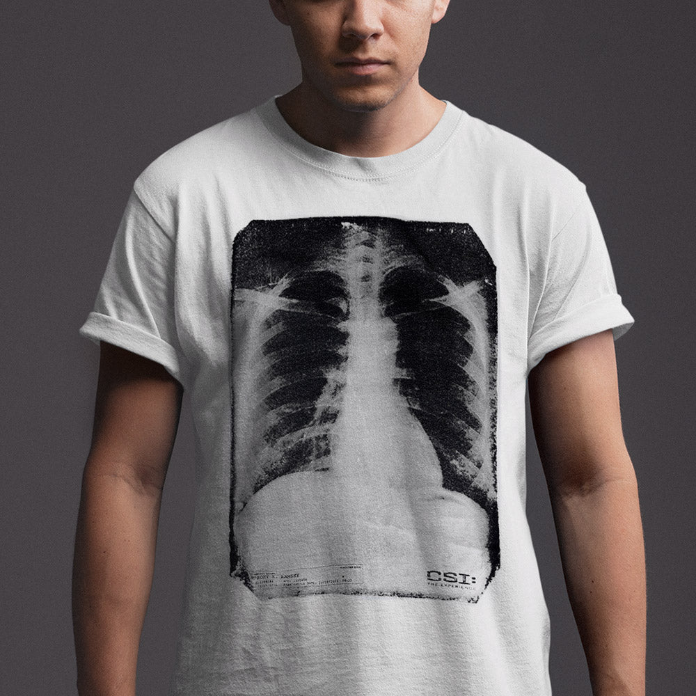 CSI: Crime Scene Investigation Glow in the Dark X - Ray Adult Short SleeveT - Shirt - Paramount Shop