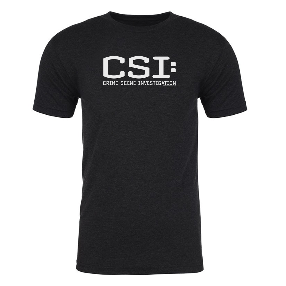 CSI: Crime Scene Investigation Men's Tri - Blend T - Shirt - Paramount Shop