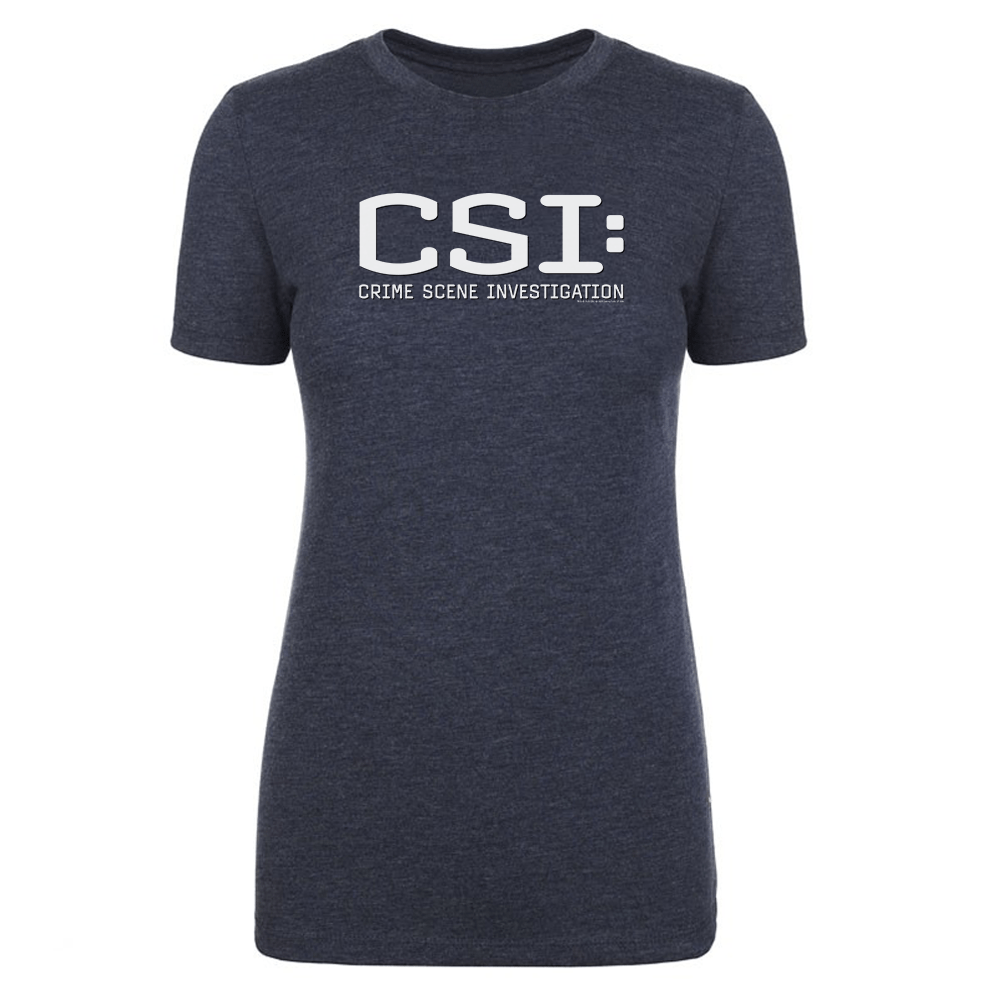 CSI: Crime Scene Investigation Women's Tri - Blend T - Shirt - Paramount Shop