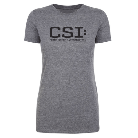 CSI: Crime Scene Investigation Women's Tri - Blend T - Shirt - Paramount Shop