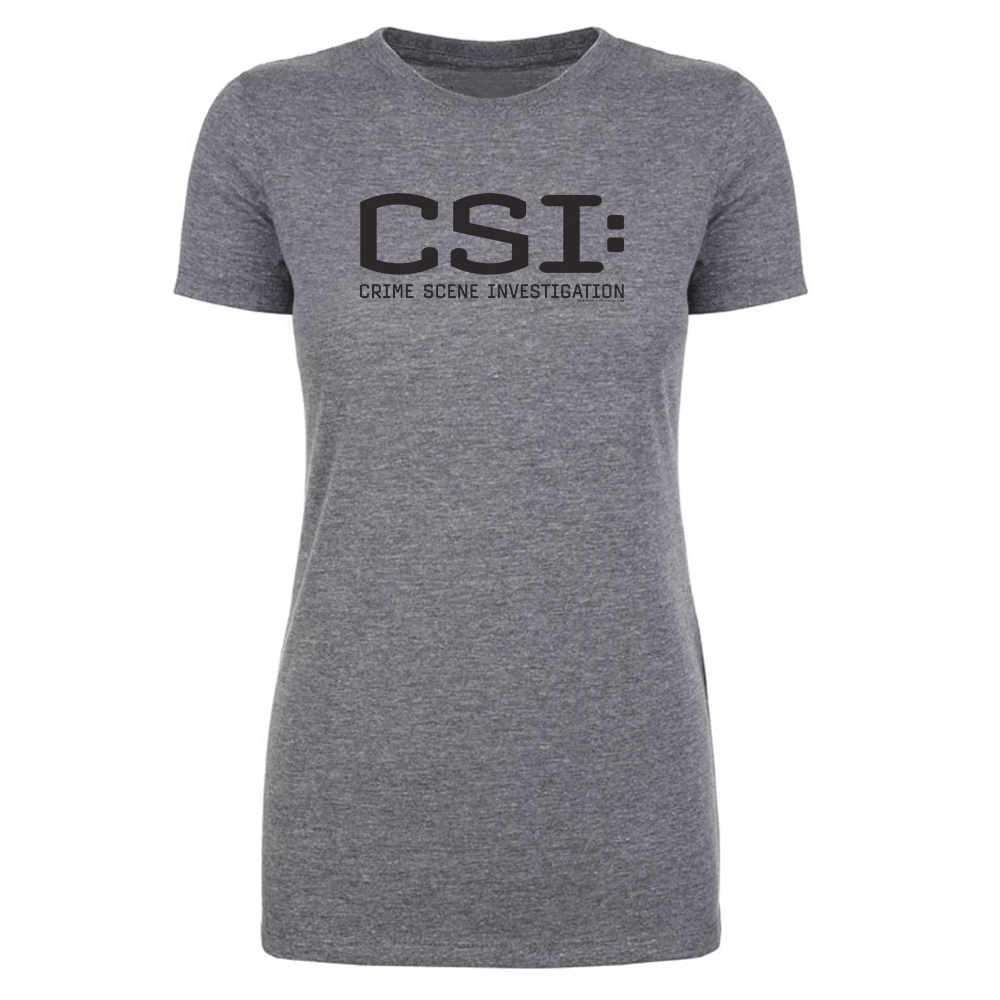 CSI: Crime Scene Investigation Women's Tri - Blend T - Shirt - Paramount Shop
