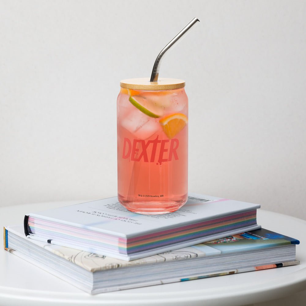 Dexter Bay Harbor Can - Shaped Glass with Lid and Straw - Paramount Shop