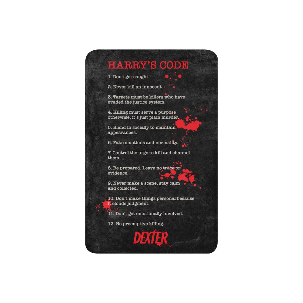Dexter Harry's Code Sherpa Blanket - Paramount Shop