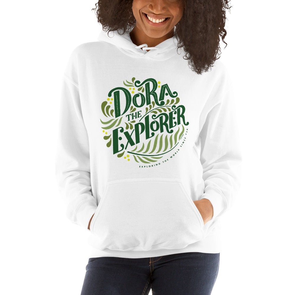 Dora the Explorer Floral Hooded Sweatshirt - Paramount Shop