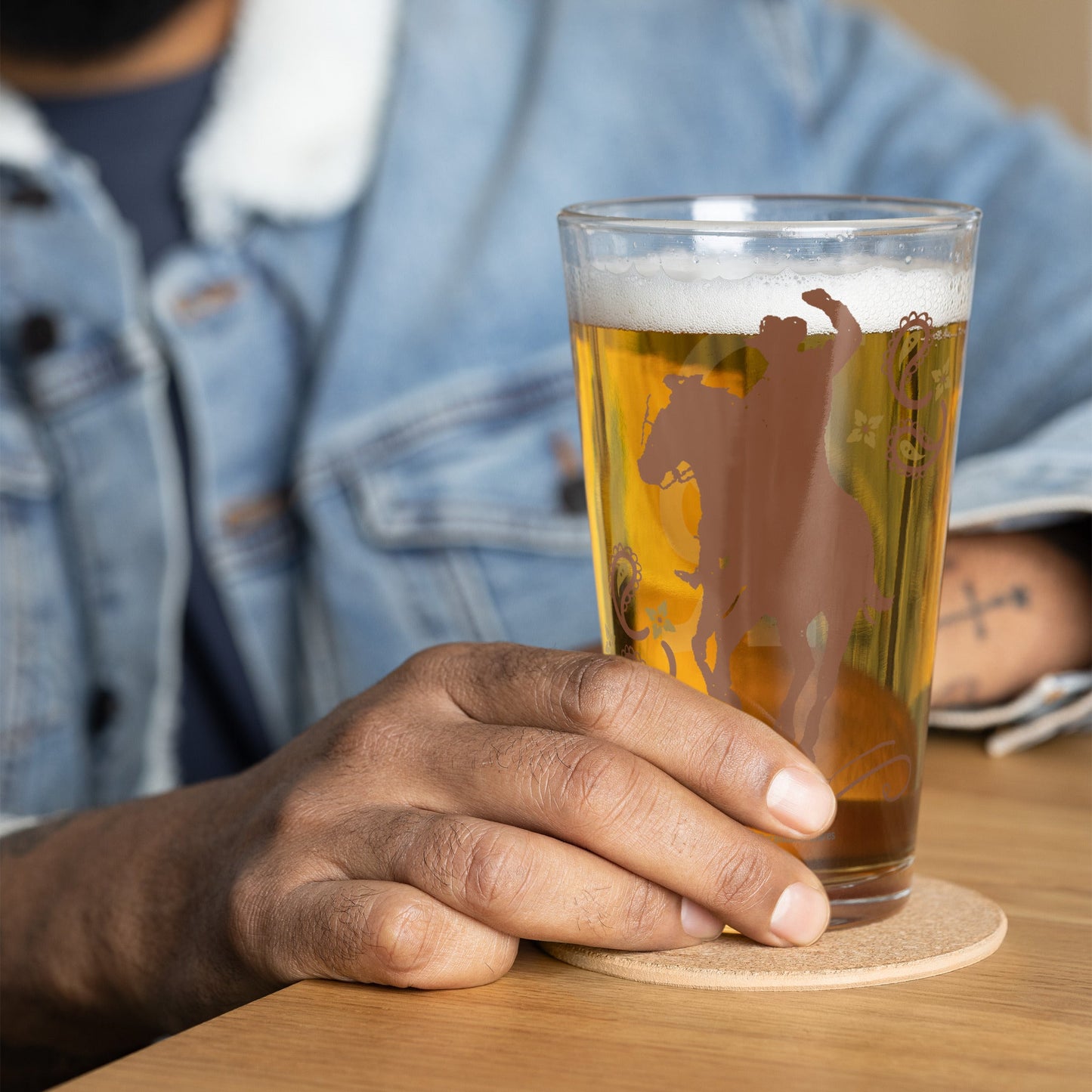 Dutton Ranch Pint Glass Logo - Paramount Shop