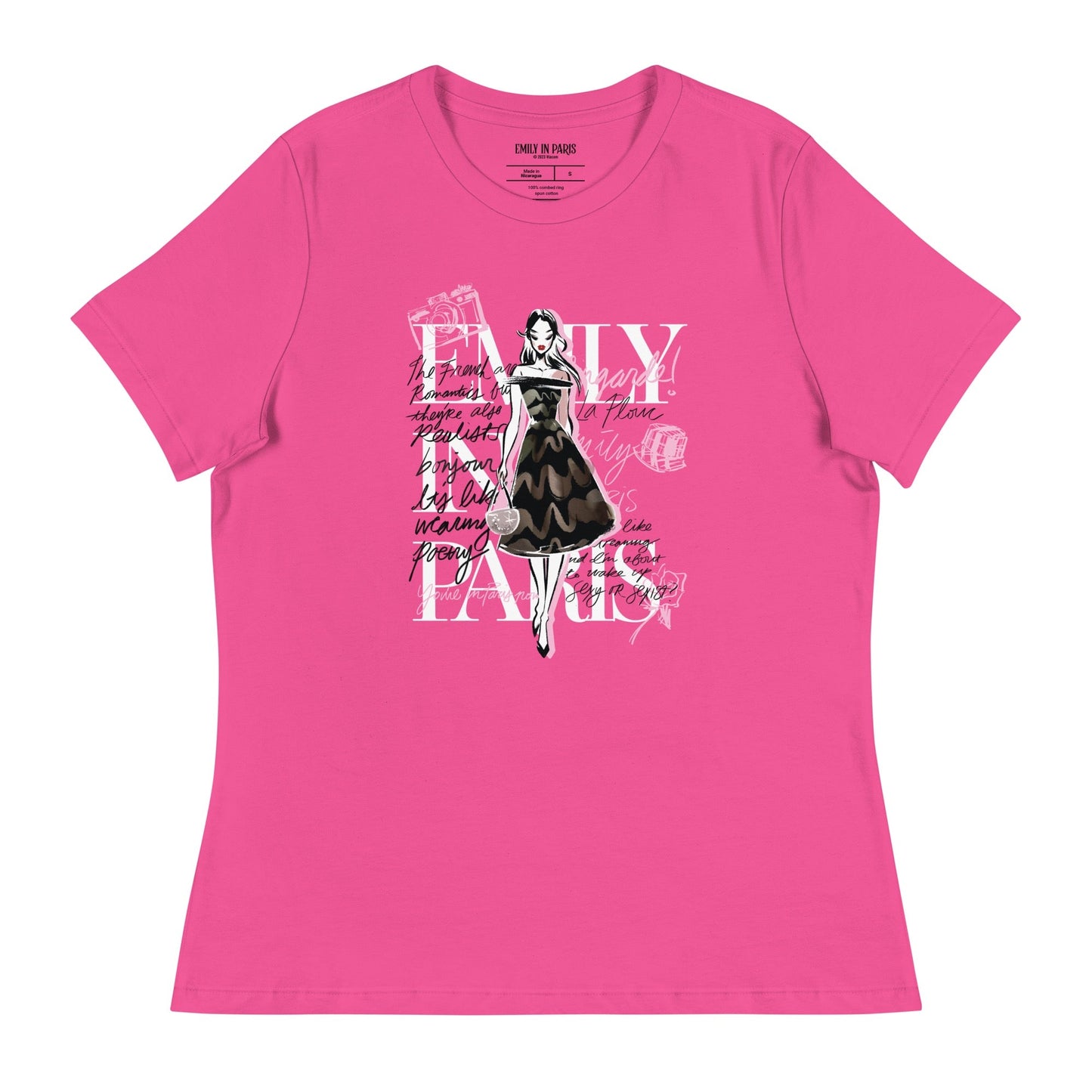 Emily in Paris Black Dress Women's T - Shirt - Paramount Shop