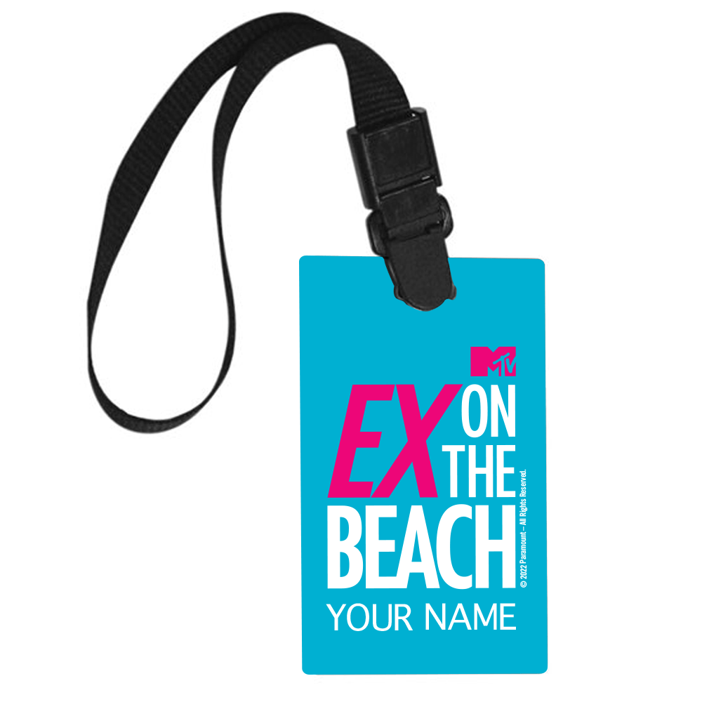 Ex on the Beach Logo Personalized Luggage Tag - Paramount Shop