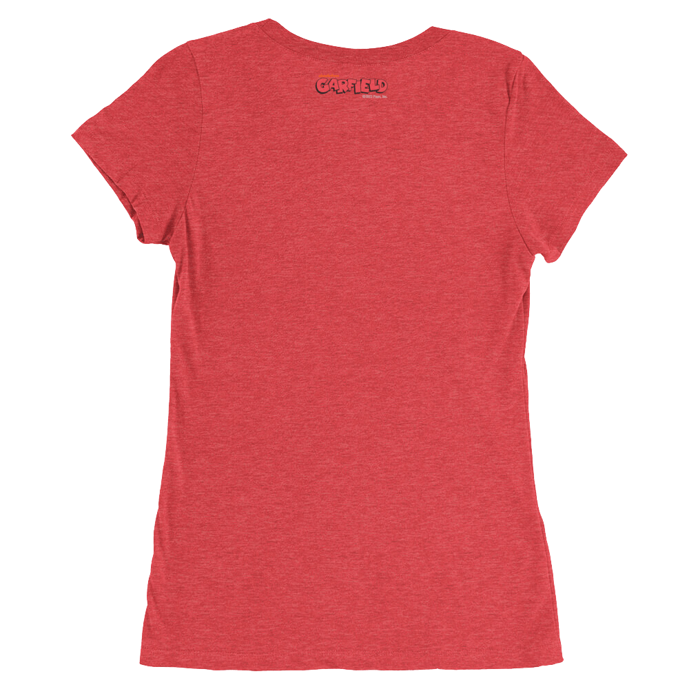 Garfield Don't Worry Be Stupid Women's Tri - Blend Short Sleeve T - Shirt - Paramount Shop