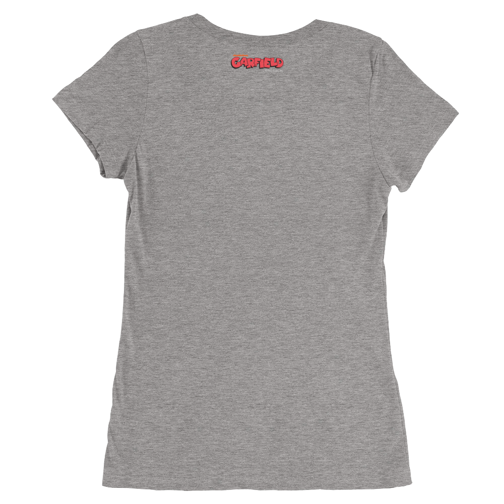 Garfield Don't Worry Be Stupid Women's Tri - Blend Short Sleeve T - Shirt - Paramount Shop