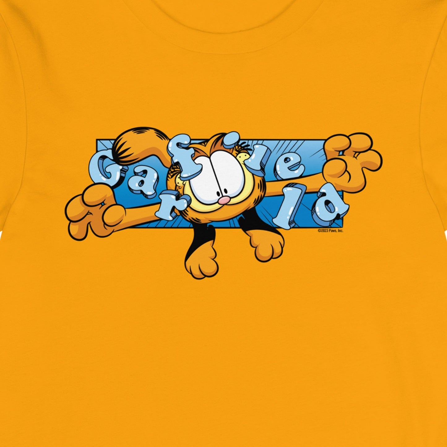 Garfield Flying Garfield Adult Long Sleeve T - Shirt - Paramount Shop