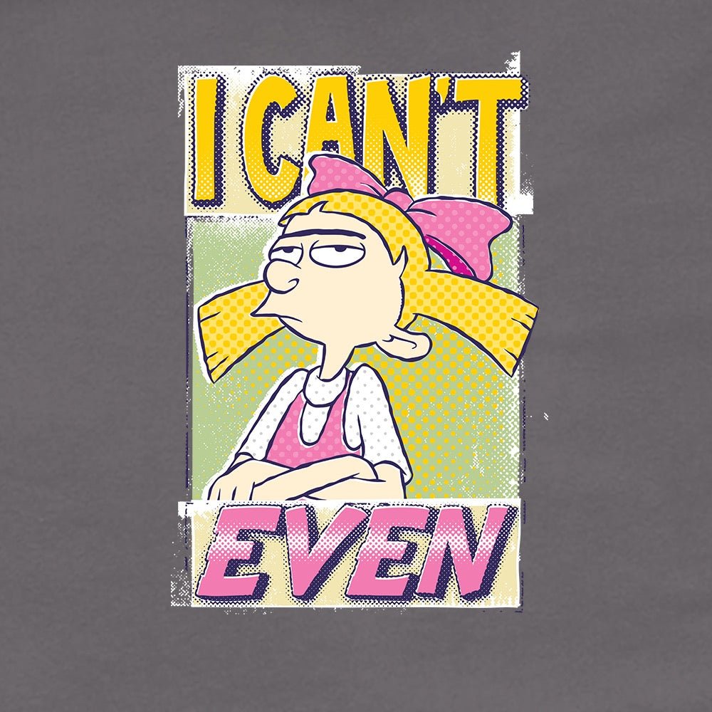 Hey Arnold! I Can't Even Women's Fleece Crop Hooded Sweatshirt - Paramount Shop