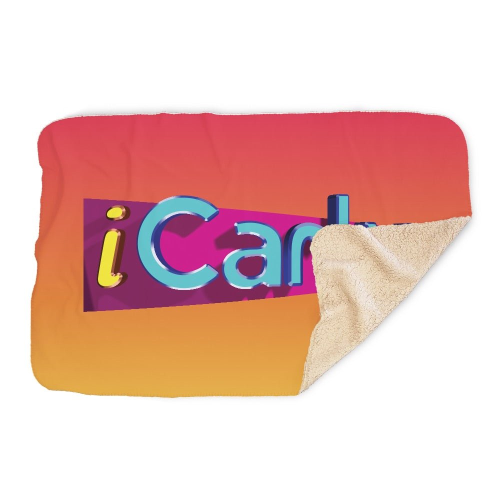 iCarly Logo Sherpa Blanket - Paramount Shop