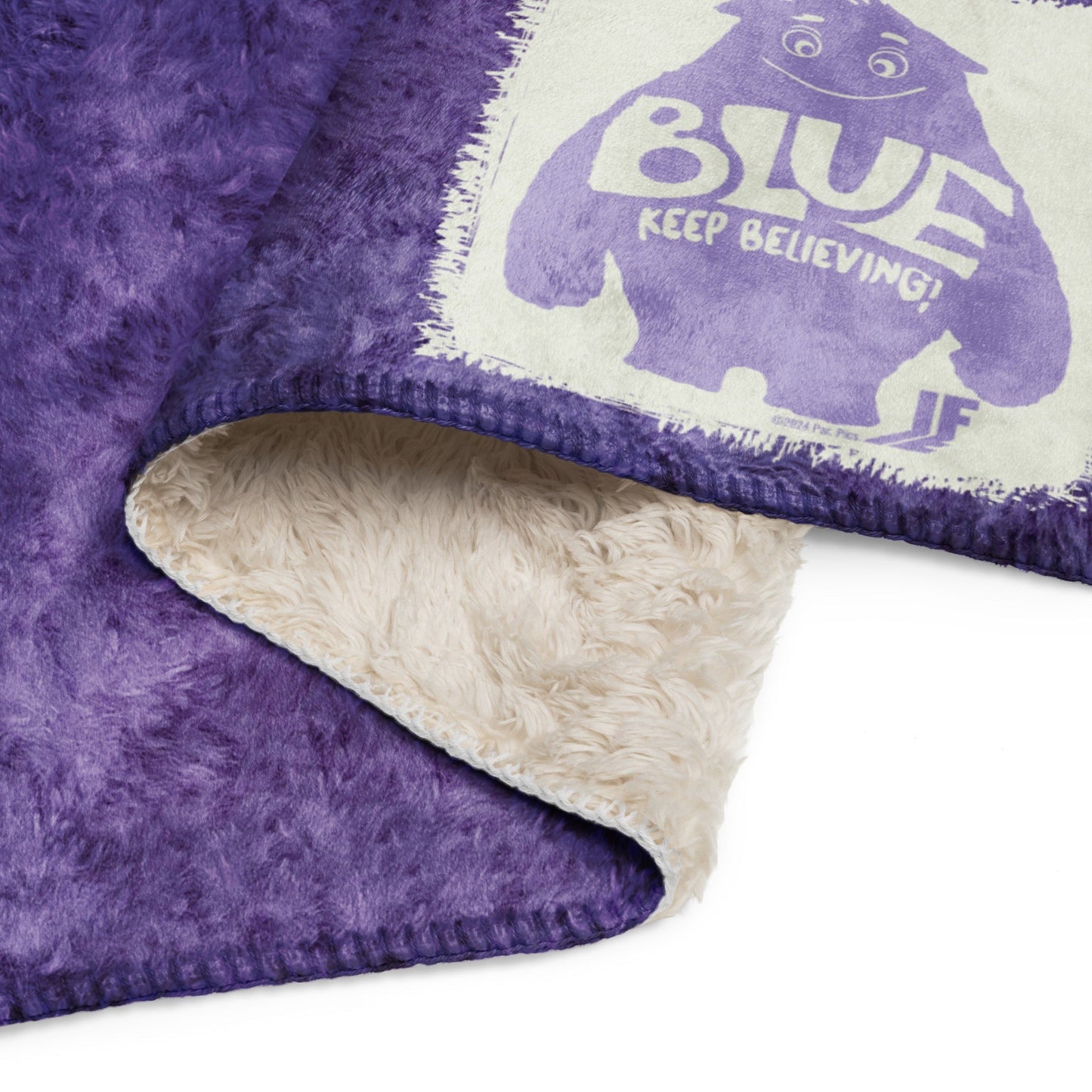 IF Blue Keep Believing Sherpa Blanket - Paramount Shop