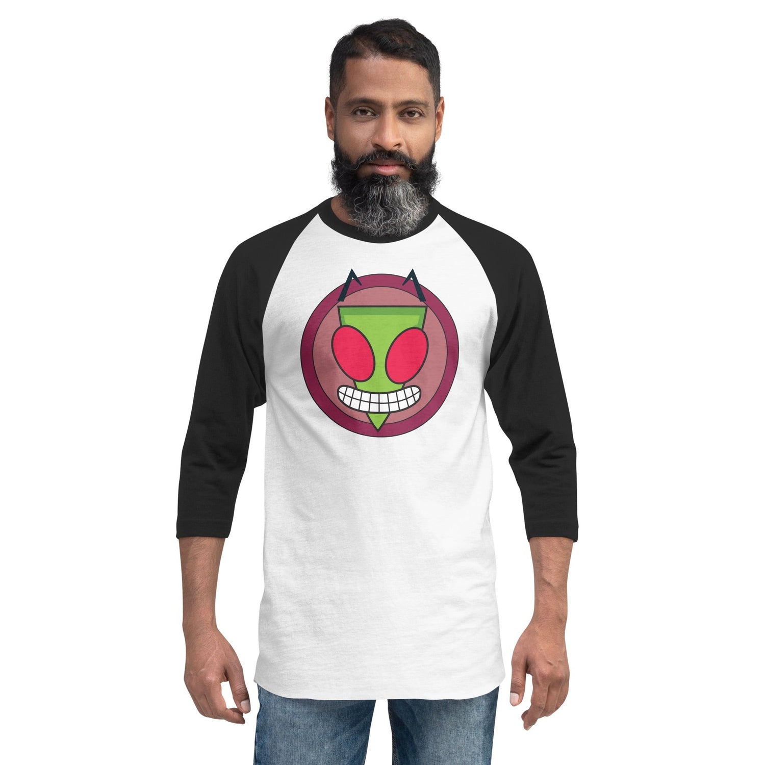 Invader Zim Doom 3/4 Sleeve Raglan Shirt - Paramount Shop