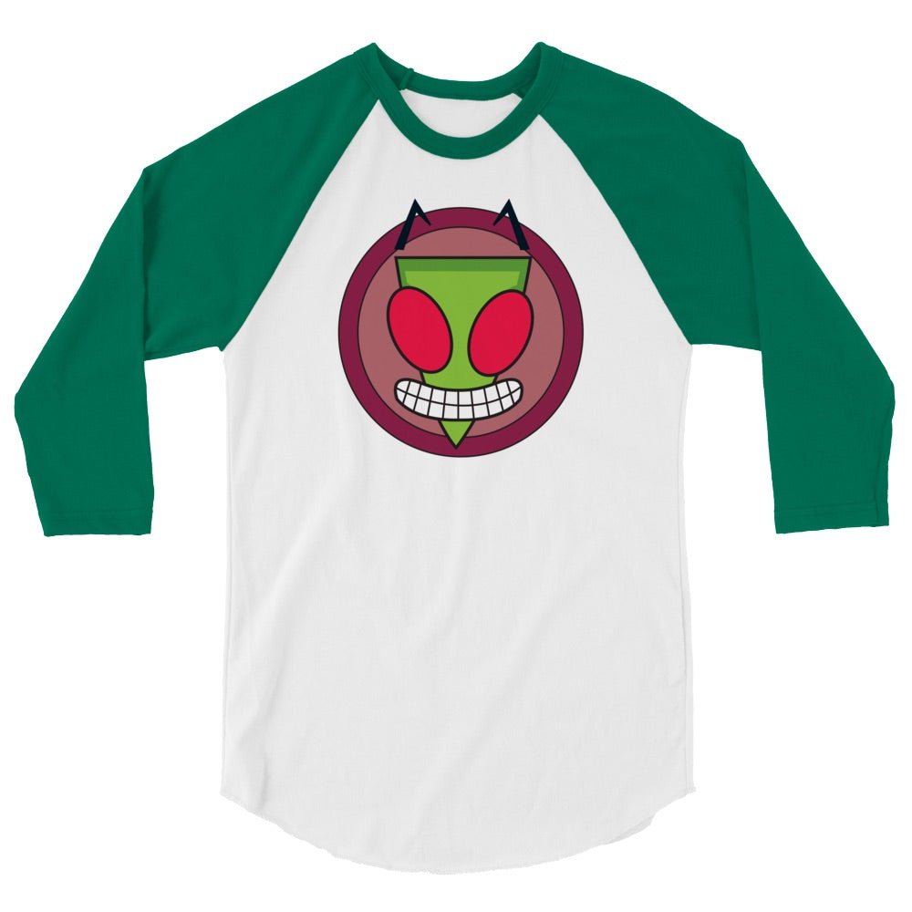 Invader Zim Doom 3/4 Sleeve Raglan Shirt - Paramount Shop
