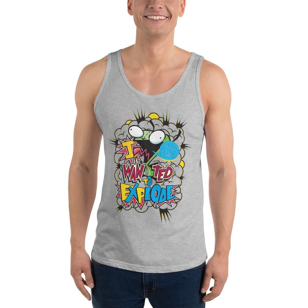 Invader Zim I Wanted To Explode Adult Tank Top - Paramount Shop