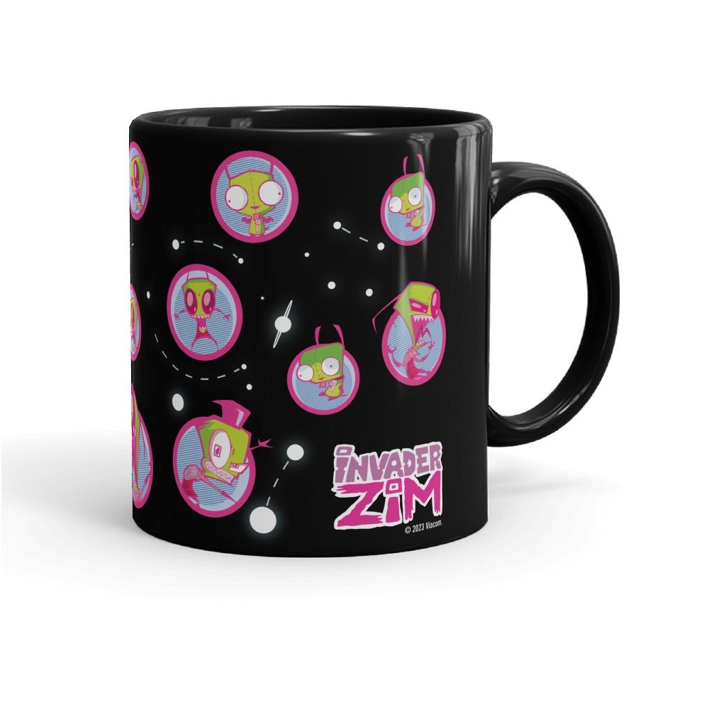 Invader Zim You're All Doomed Black Mug - Paramount Shop