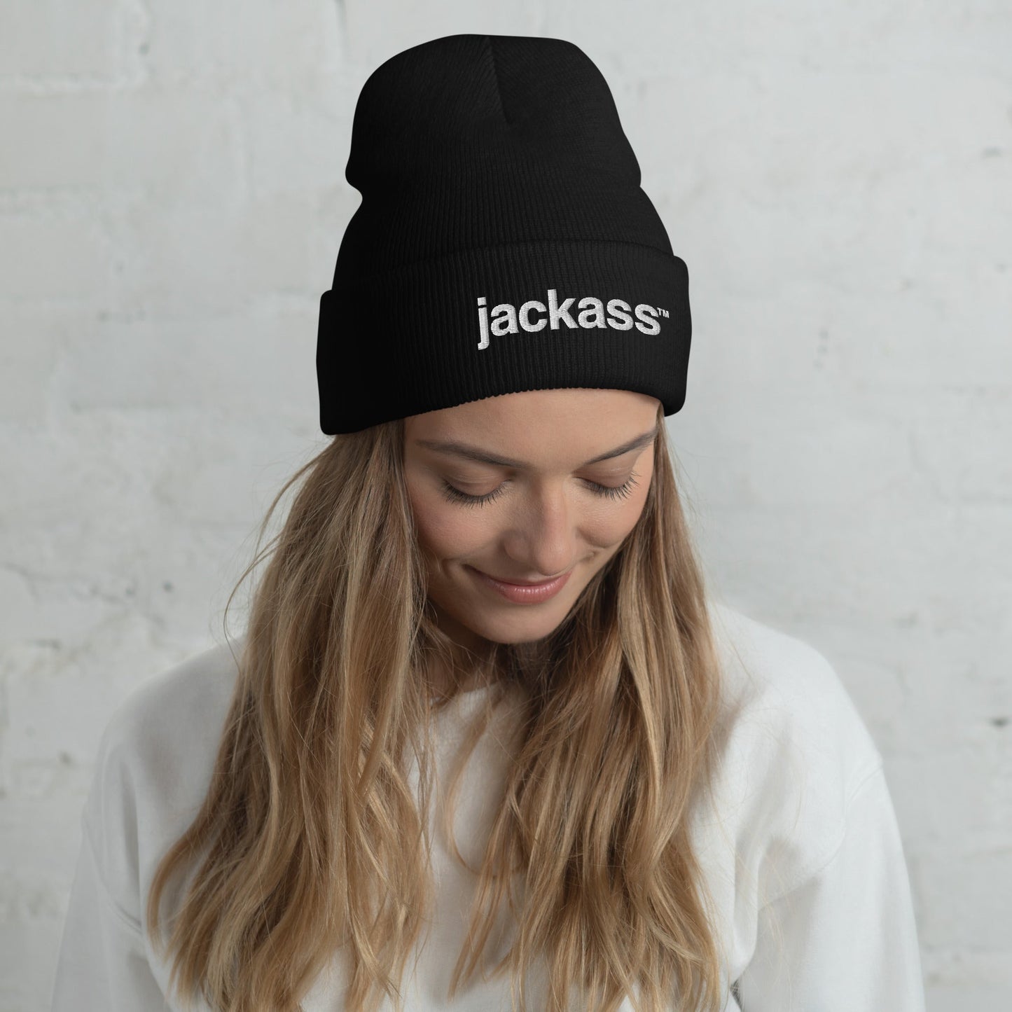 jackass Beanie Logo Embroidered - Paramount Shop