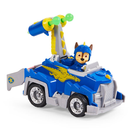 PAW Patrol, Rescue Knights Chase Transforming Toy Car with Collectible Action Figure, Kids Toys for Ages 3 and up - Paramount Shop
