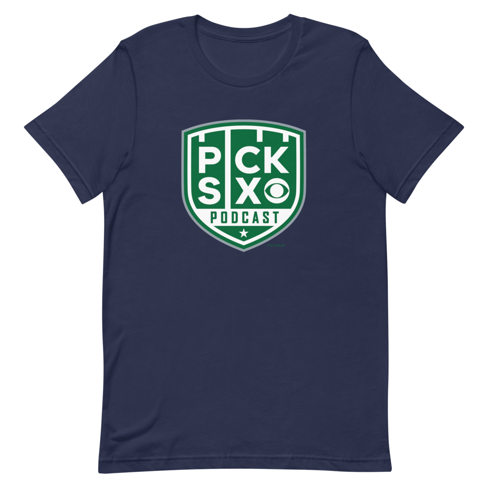Pick Six Podcast Logo Adult Short Sleeve T - Shirt - Paramount Shop