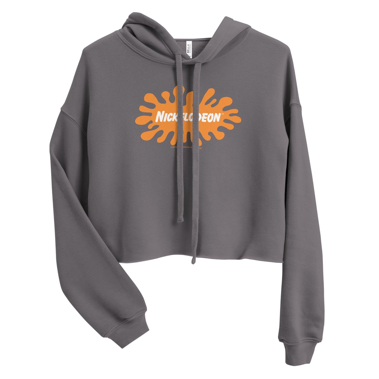 Retro Nickelodeon Women's Fleece Crop Hooded Sweatshirt - Paramount Shop