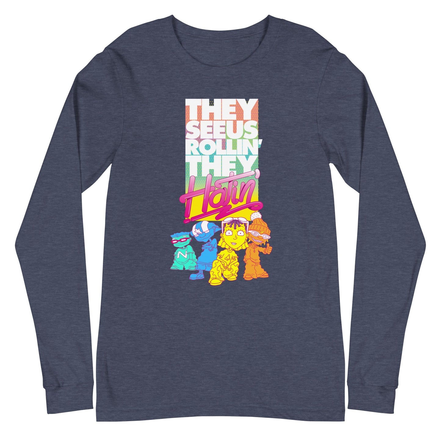 Rocket Power They See Us Rollin' Adult Long Sleeve Shirt - Paramount Shop