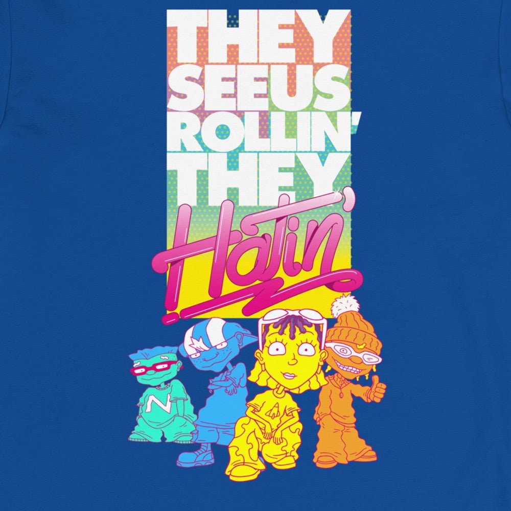 Rocket Power They See Us Rollin' Adult Long Sleeve Shirt - Paramount Shop