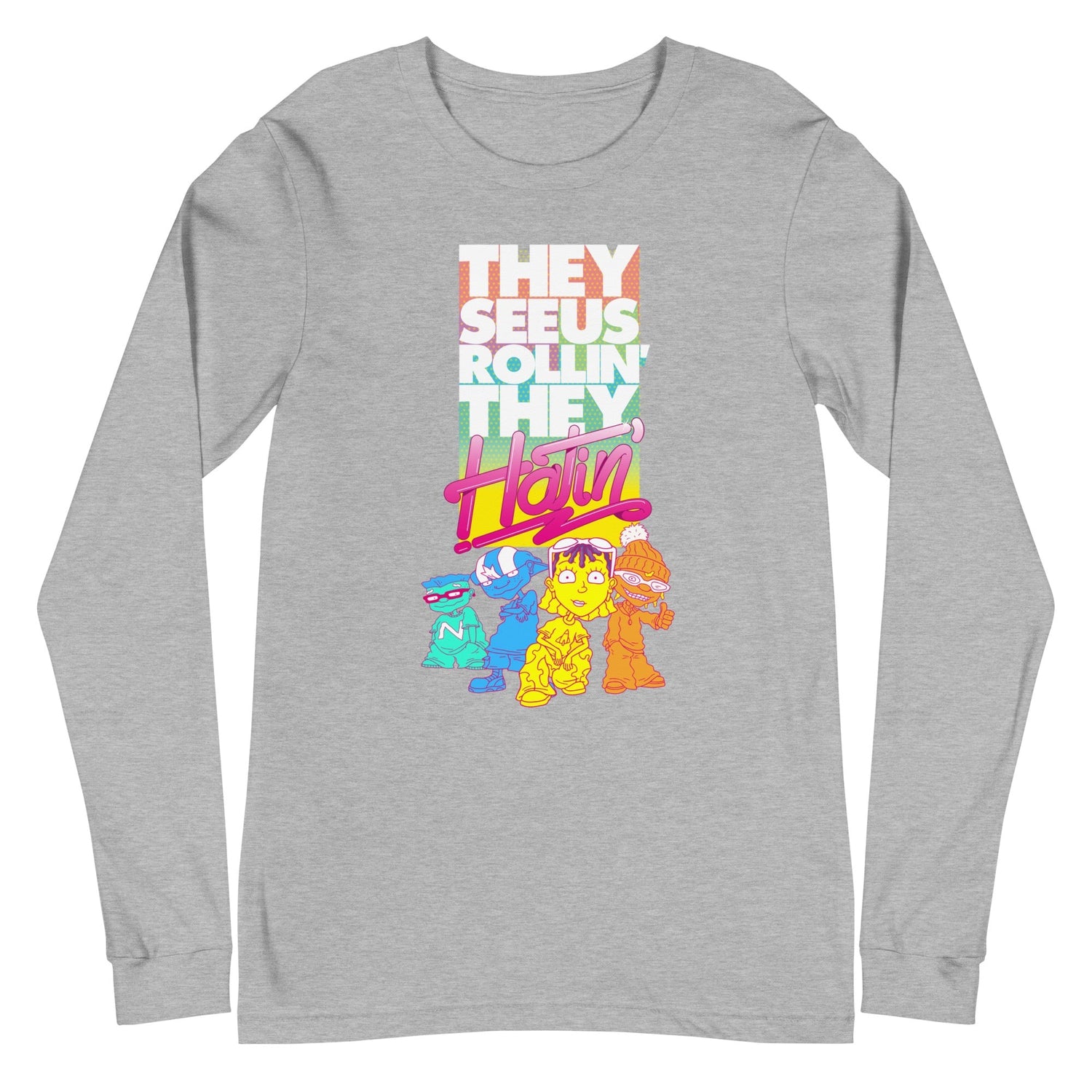 Rocket Power They See Us Rollin' Adult Long Sleeve Shirt - Paramount Shop