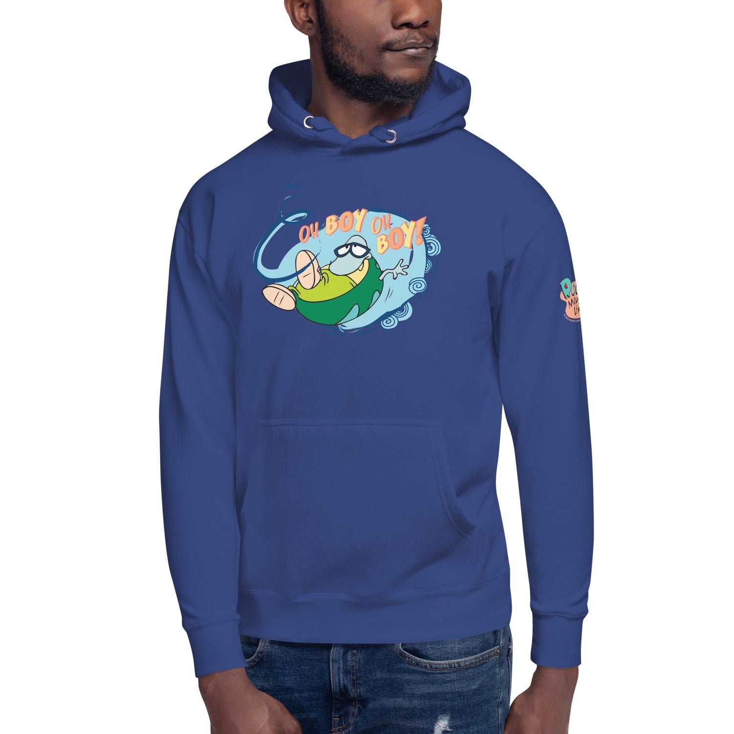 Rocko's Modern Life Oh Boy Oh Boy Adult Hooded Sweatshirt - Paramount Shop