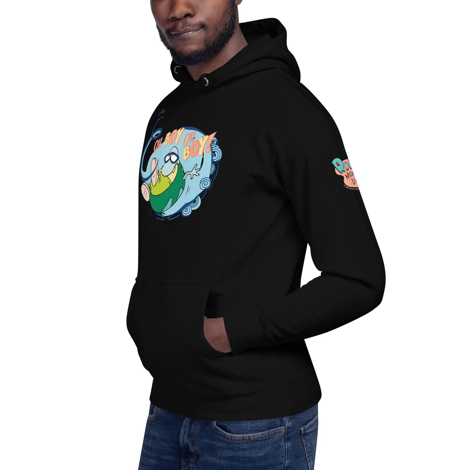 Rocko's Modern Life Oh Boy Oh Boy Adult Hooded Sweatshirt - Paramount Shop
