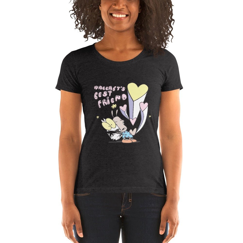 Rocko's Modern Life Wallaby's Best Friend Women's Triblend T - Shirt - Paramount Shop