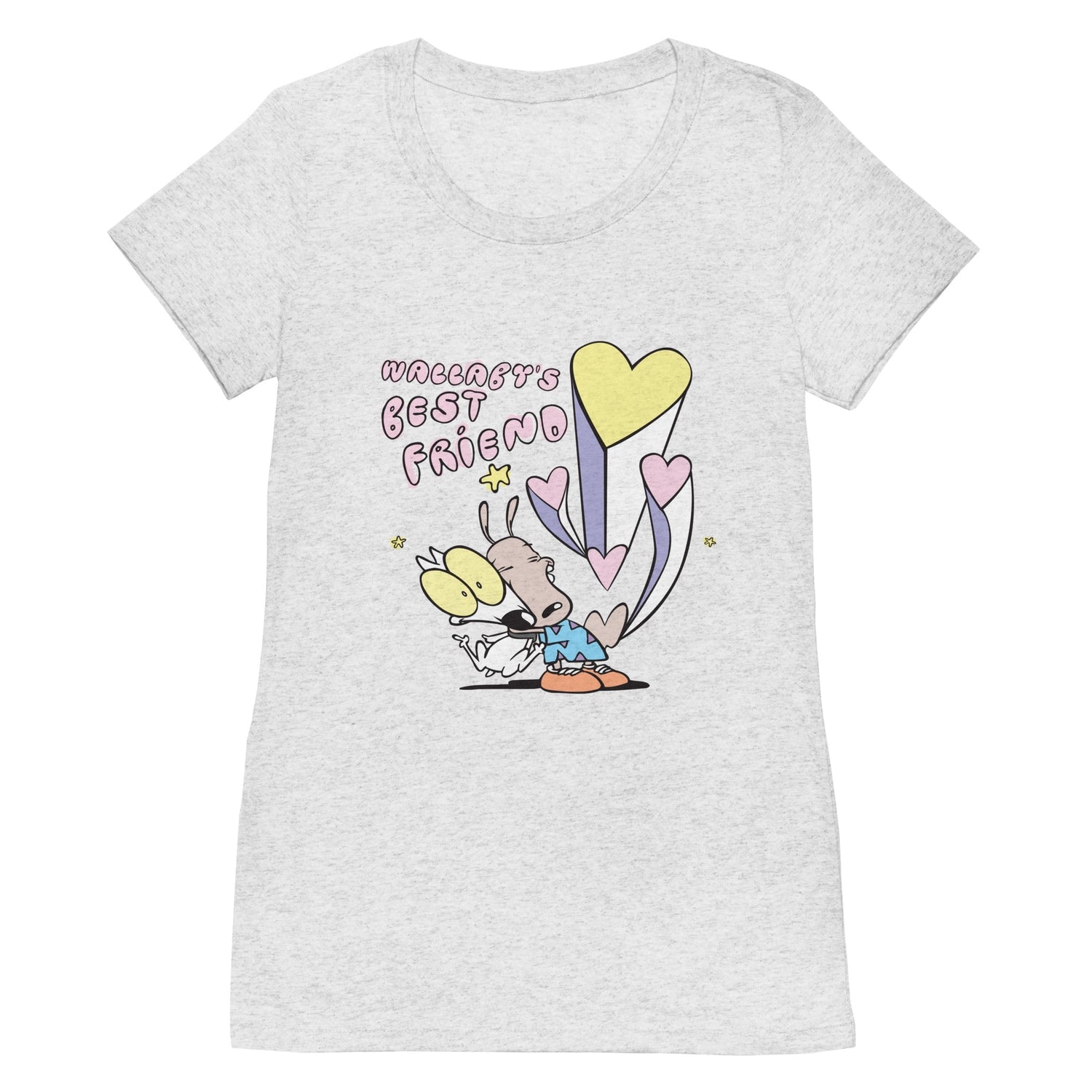 Rocko's Modern Life Wallaby's Best Friend Women's Triblend T - Shirt - Paramount Shop