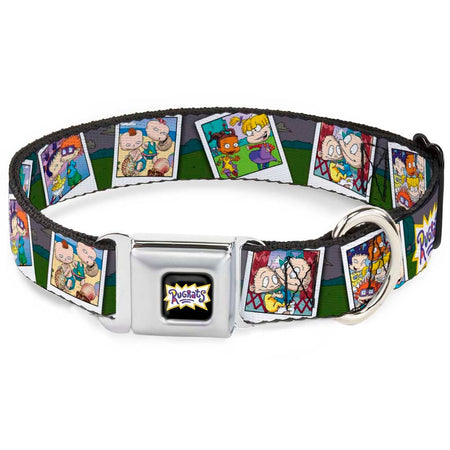 Rugrats Character Snapshots Seatbelt Buckle Dog Collar - Paramount Shop