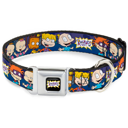 Rugrats Group Pose Seatbelt Buckle Pet Collar Merchandise - Paramount Shop