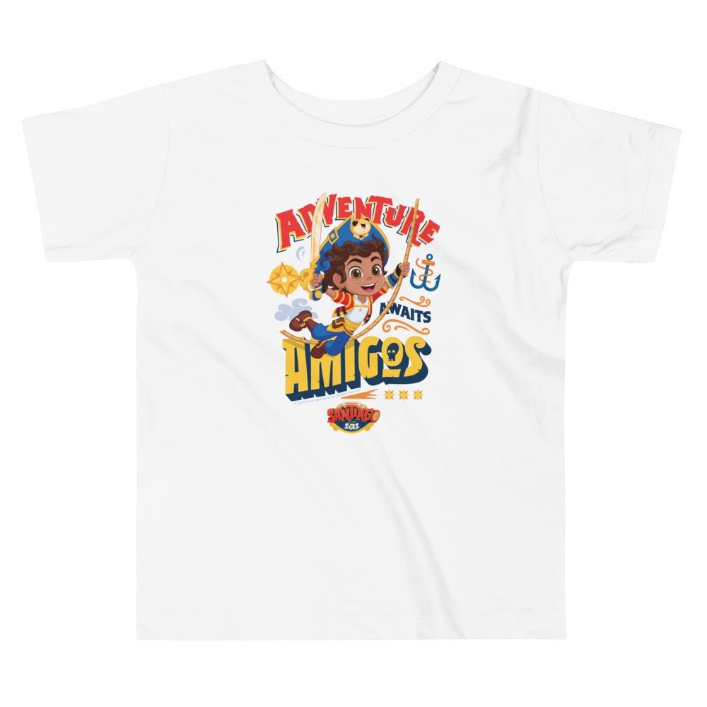 Santiago of the Seas Adventure Awaits, Amigos Youth T - Shirt - Paramount Shop