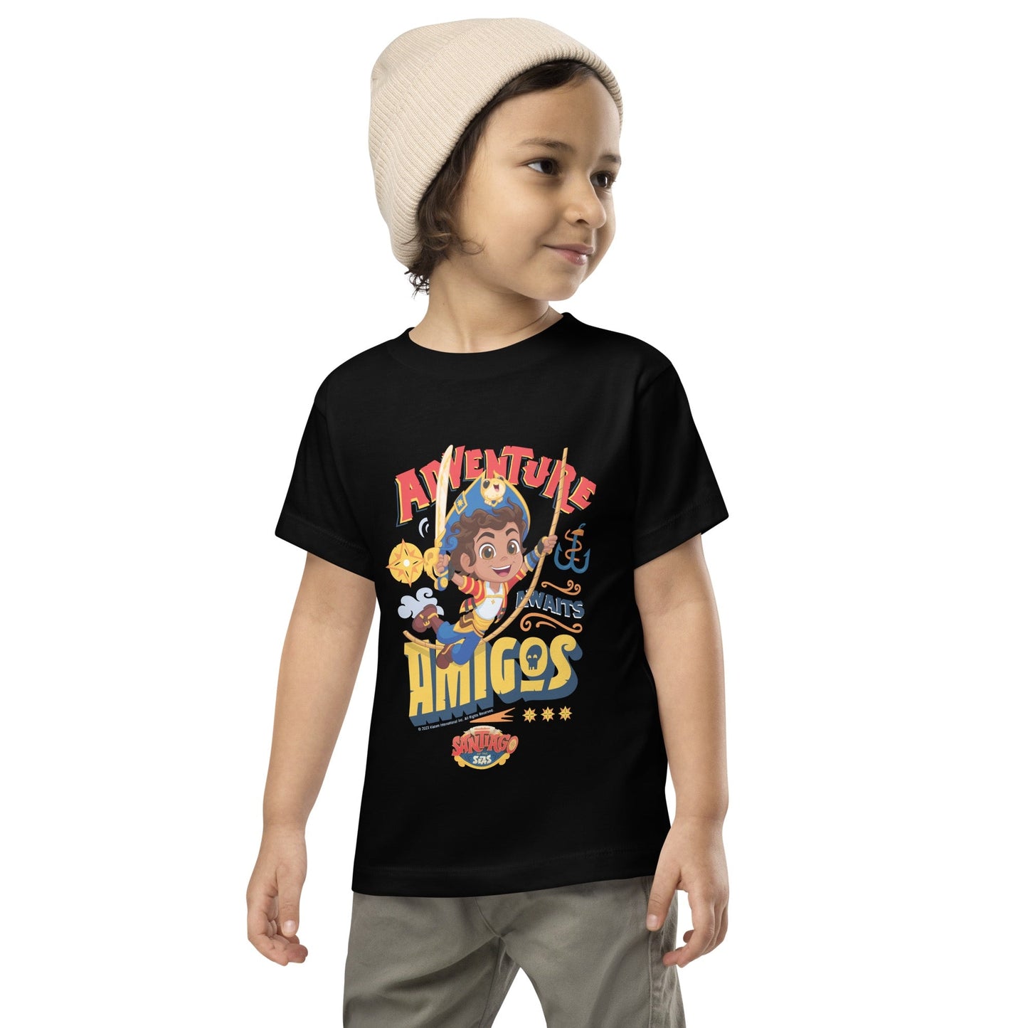 Santiago of the Seas Adventure Awaits, Amigos Youth T - Shirt - Paramount Shop